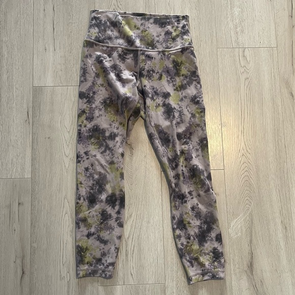 Lululemon Align High-Rise Pant 25" - Radial Tie Dye Mauve Grey Multi Legging - Picture 5 of 6